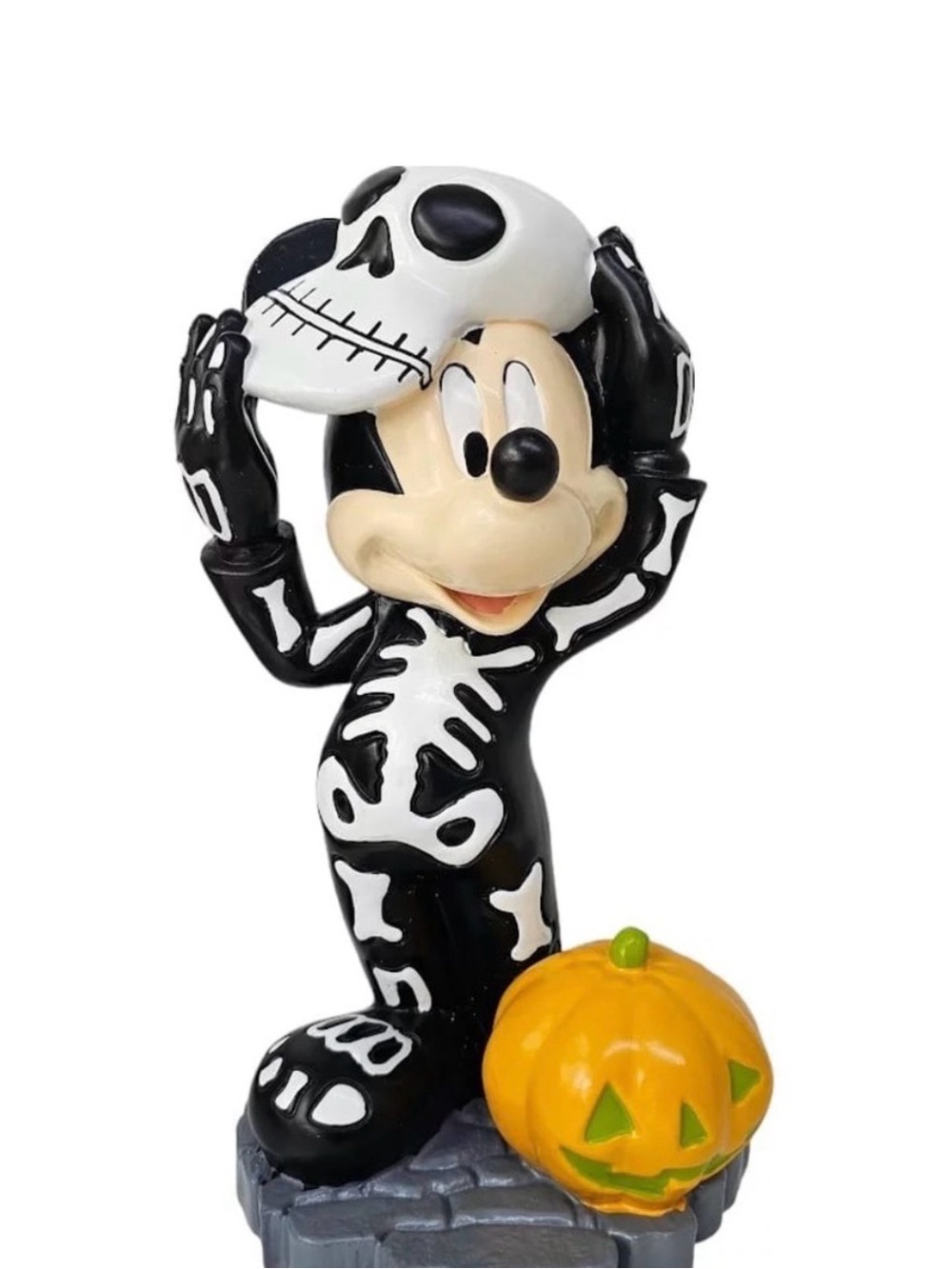 NEW DISNEY MICKEY MOUSE SKELETON COSTUME STATUE